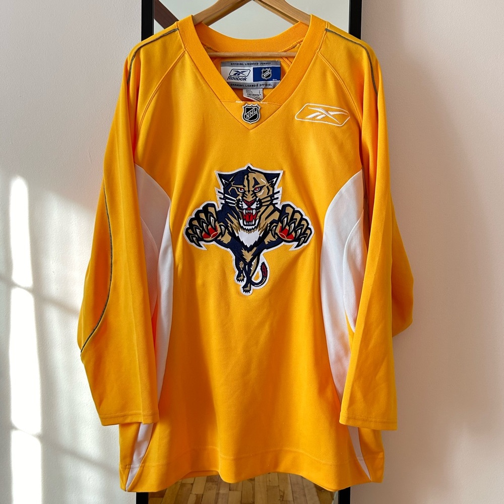 Vintage Y2K Florida Panthers 🐆 🏒 Reebok NHL Hockey Jersey